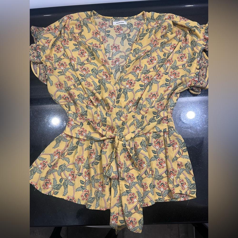 Max Studio Floral Blouse